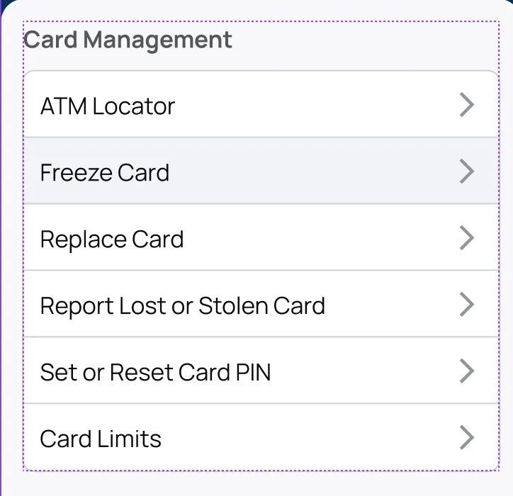 Card Action